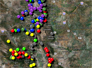 Colorado Snotel Map